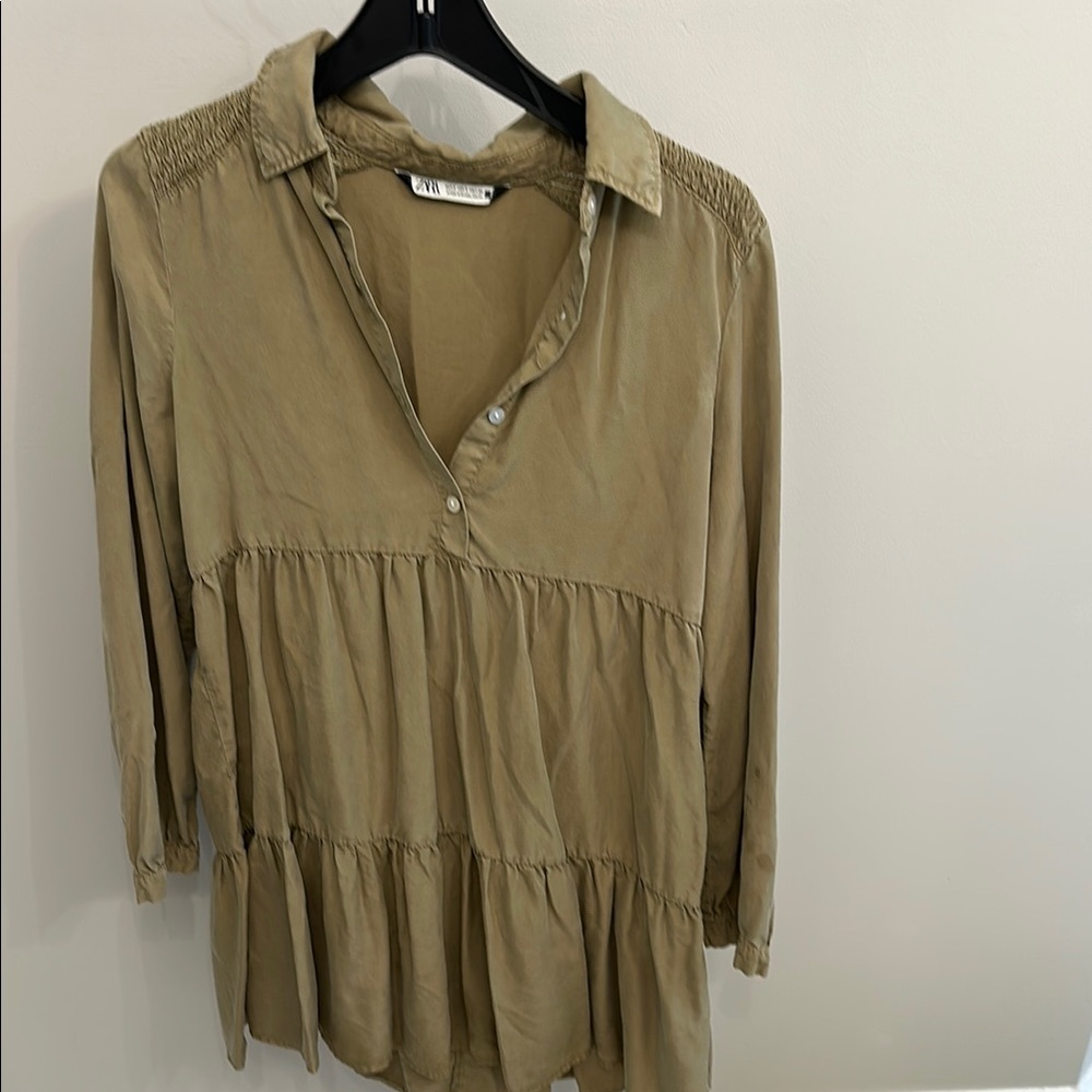 Zara Green dress sz S
